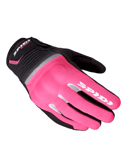 HANDSCHUHE SPIDI FLASH DIESE DAME SCHWARZ / FUCHSIA