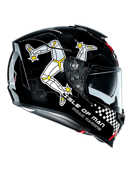 CASCO HJC RPHA 70 ISLE OF MAN MC-1
