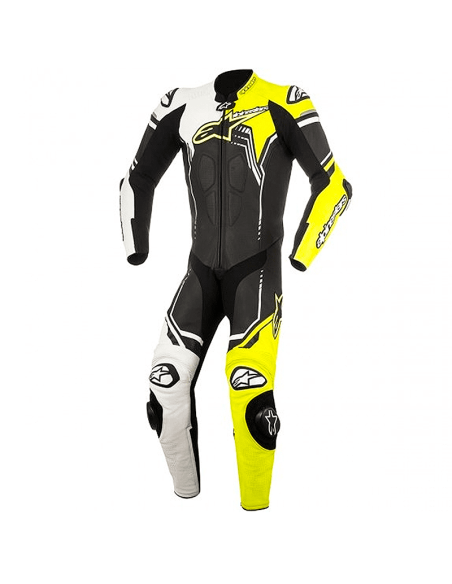MONO ALPINESTARS GP PLUS V2 PROFI SCHWARZ / WEISS / NEONGELB