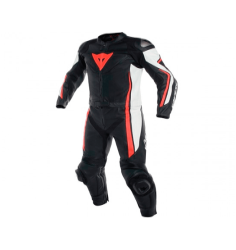 MONO DAINESE ASSEN NEGRO / BLANCO / ROJO FLUO