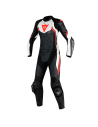 MONO DAINESE AVRO D2 MUJER NEGRO / BLANCO / ROJO FLUOR