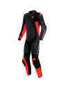 MONO DAINESE ASSEN 2 PROFESSIONELLE ESTIVA SCHWARZ / SCHWARZ / FLUO-ROT
