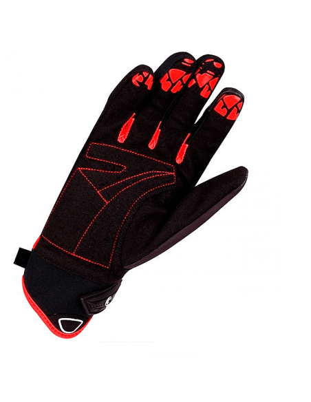 HANDSCHUHE BERING GRAUSOM SCHWARZ / ROT