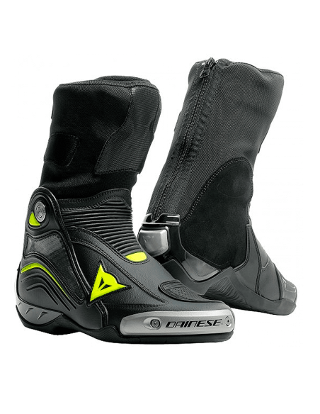 DAINESE AXIALE STIEFEL D1 SCHWARZ / NEONGELB