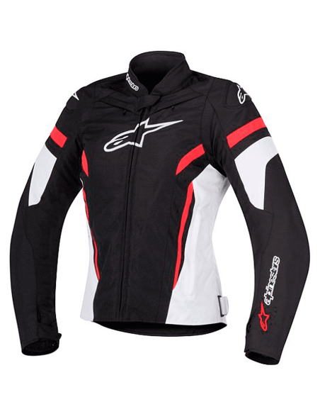 CHAQUETA ALPINESTARS STELLA T-GP PLUS R V2 SEÑORA NEGRO / BLANCO / ROJO