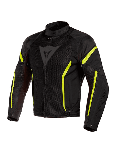 DAINESE 2 TEX 2 TEX MANTEL SCHWARZ / FLUO-GELB