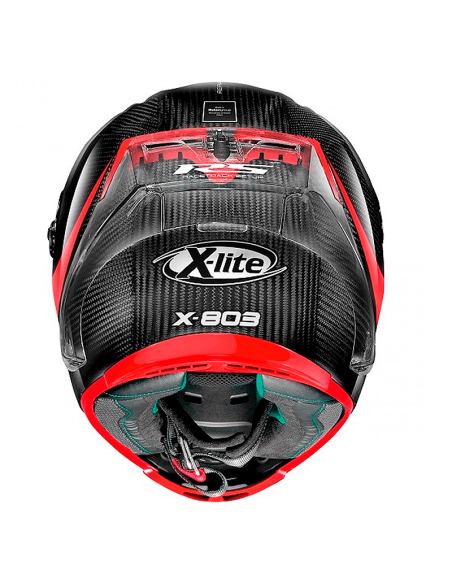 KOPFHÖRER X-LITE X-803 RS ULTRA CARBON HOT LAP SCHWARZ / ROT