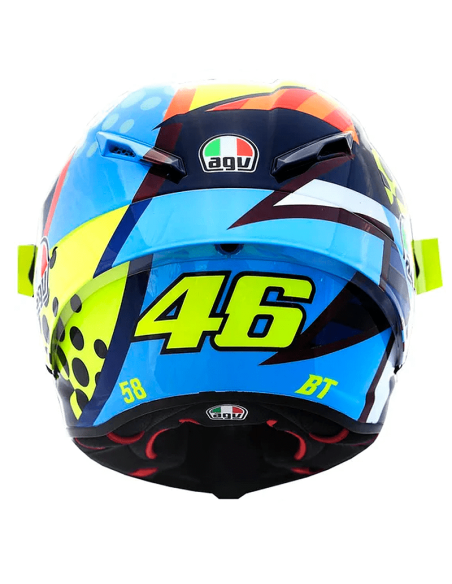 CASCO AGV PISTA GP RR ROSSI SOLELUNA WINTER TEST 2020 EDICION LIMITADA