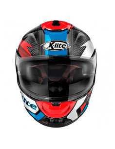 HELM X-LITE X-903 ULTRA CARBON NOBILES N-COM BLAU / ROT 2