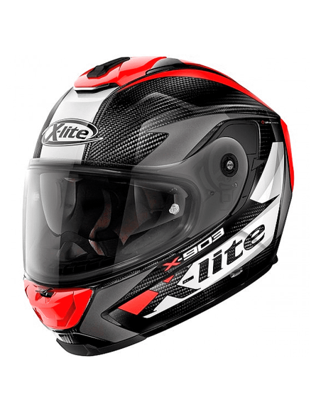 KOPFHÖRER X-LITE X-903 NOBILES ULTRA-CARBON N-COM SCHWARZ / ROT
