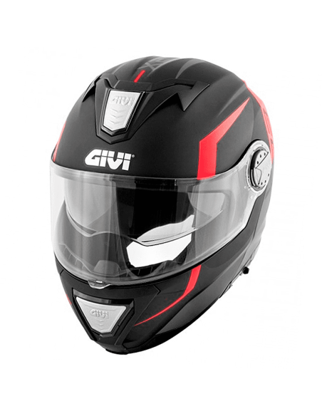 HELM GIVI X.23 SYDNEY VIPER SCHWARZ MATT / ORANGE / ROT