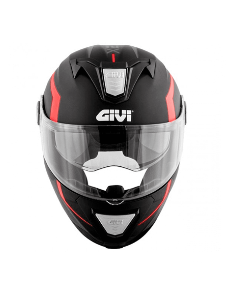 HELM GIVI X.23 SYDNEY VIPER SCHWARZ MATT / ORANGE / ROT