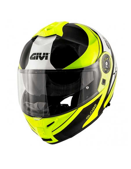 CASCO GIVI X.21 GLOBO DESAFÍO NEGRO / AMARILLO