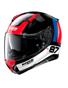 HELM NOLAN N87 MEHR MARKANT N-COM SCHWARZ / ROT / BLAU