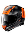 CASCO NOLAN N87 PLUS DISTINCTIVE N-COM FLAT GRIS / NARANJA