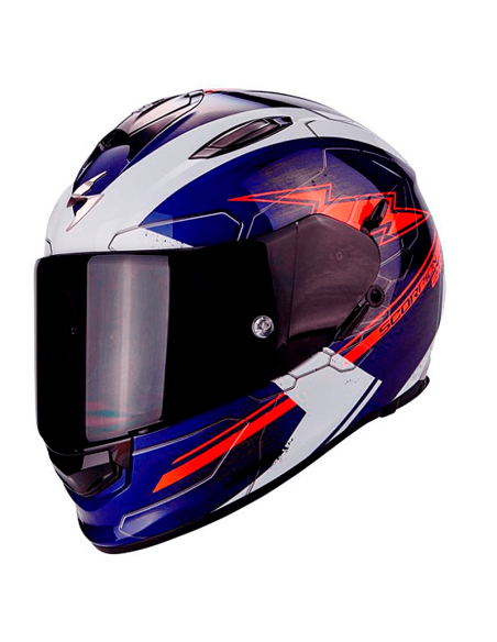 CASCO SCORPION EXO-510 AIR GROSS AZUL / BLANCO / ROJO