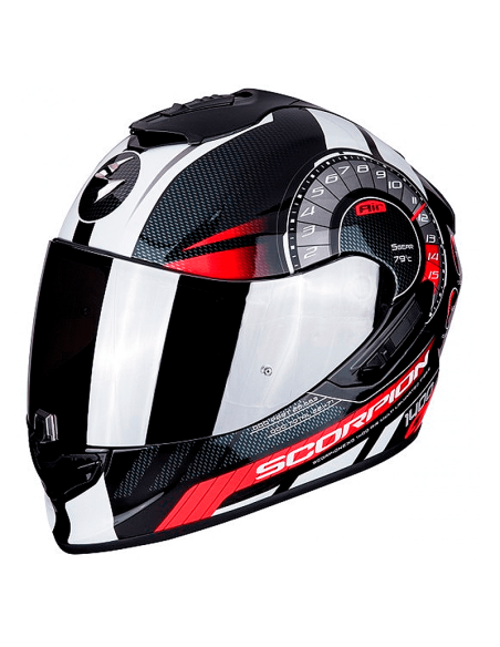 HELM SCORPION EXO-1400 AIR POWER SCHWARZ / ROT