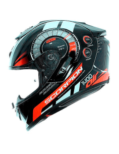 HELM SCORPION EXO-1400 AIR POWER SCHWARZ / ROT 2