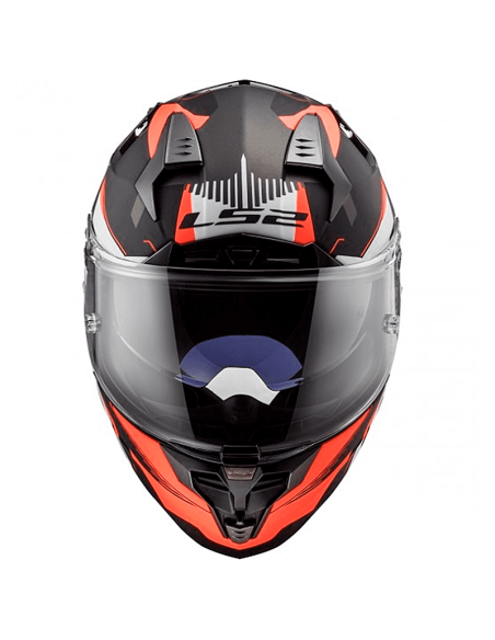 CASCO LS2 FF327 SQUADRON CHALLENGER MATT NARANJA FRUOR