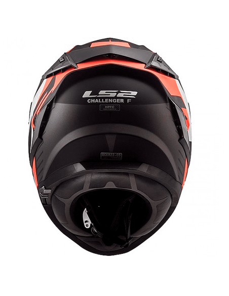 CASCO LS2 FF327 SQUADRON CHALLENGER MATT NARANJA FRUOR