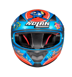 HELM NOLAN N60-5 REPLIK GEMINIS RAHMEN MELANDRI AQUARIUM METALL PERLE BLAU 2