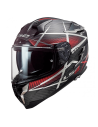 HELM LS2 FF327 CARBON KONIC MATTE CARBON / ROT HERAUSFORDERER