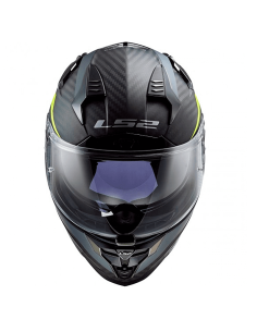 HELM LS2 FF327 CARBON-HERAUSFORDERUNG CARBON-DROHNE / H-V GELB 2