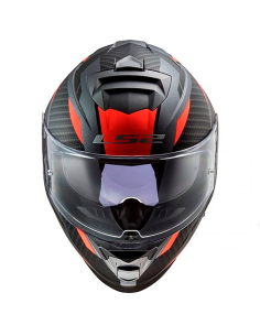 HELM LS2 FF800 STURM RACER MATT TITAN / ORANGE FLUOR 2