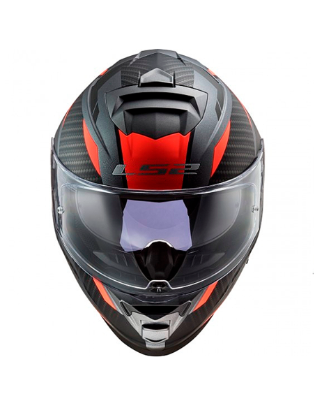 HELM LS2 FF800 STURM RACER MATT TITAN / ORANGE FLUOR