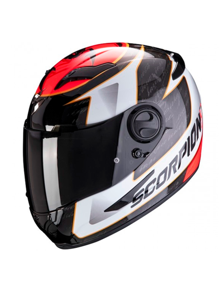 CASCO SCORPION EXO-490 TOUR BLANCO / ROJO