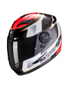CASCO SCORPION EXO-490 TOUR BLANCO / ROJO