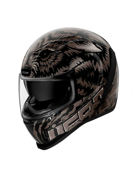 CASCO ICON AIRFOM LYCAN NEGRO