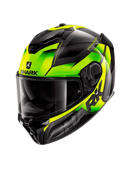 CASCO SHARK SPARTAN GT CARBON SHESTTER CARBONO / AMARILLO / AMARILLO