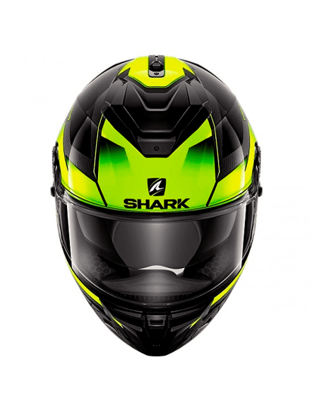 CASCO SHARK SPARTAN GT CARBON SHESTTER CARBONO / AMARILLO / AMARILLO