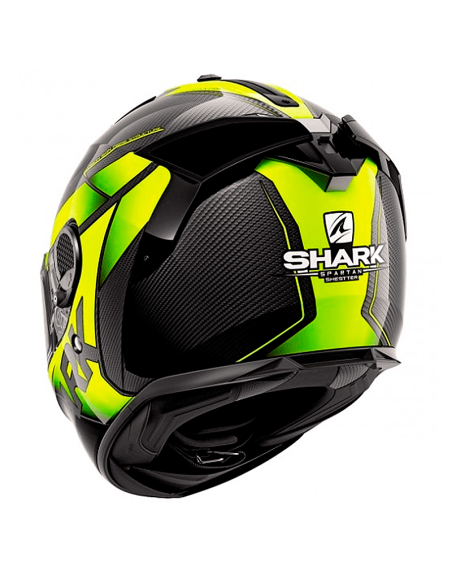 CASCO SHARK SPARTAN GT CARBON SHESTTER CARBONO / AMARILLO / AMARILLO