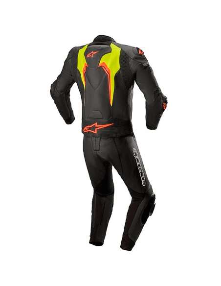 MONO ALPINESTARS MOTEGI V3 SCHWARZ / GELB FLUON / ROT FLUON