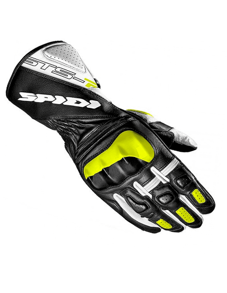 GUANTES SPIDI STS-R2 SEÑORA NEGRO / AMARILLO FLUO