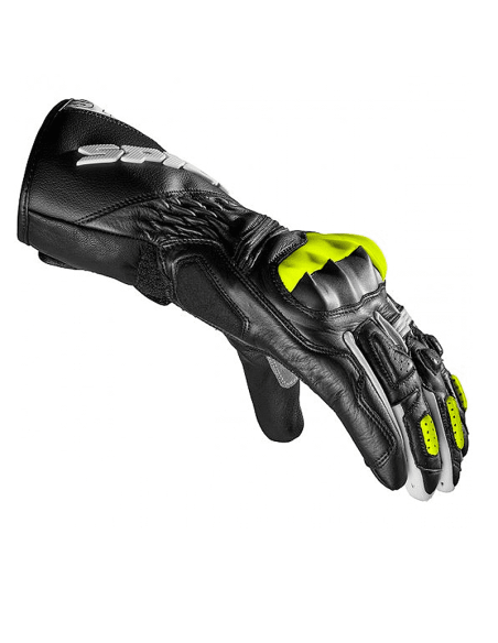 GUANTES SPIDI STS-R2 SEÑORA NEGRO / AMARILLO FLUO