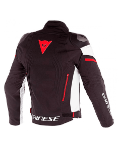 CHAQUETA DAINESE RACING 3 D-DRY NEGRO / BLANCO / FLUO-ROJO 2