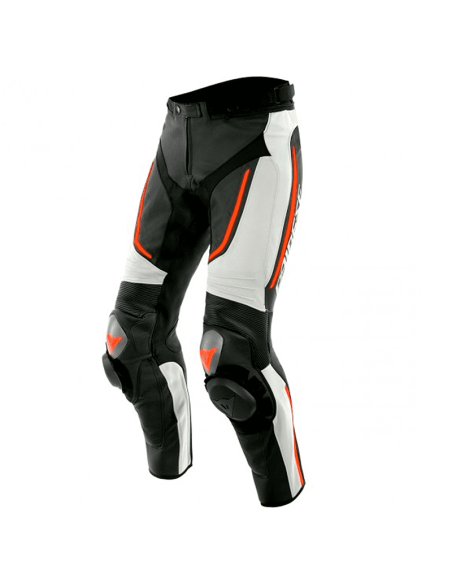 HOSE DAINESE ALPHA ESTIVA WEISS / SCHWARZ / FLUO-ROT