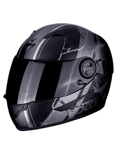 CASCO SCORPION EXO-490 DAR NEGRO MATE / PLATA