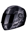 CASCO SCORPION EXO-490 DAR NEGRO MATE / PLATA