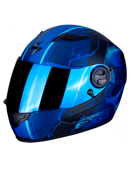 CASCO SCORPION EXO-490 DAR AZUL MATE