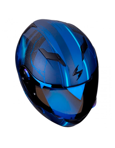 CASCO SCORPION EXO-490 DAR AZUL MATE 2