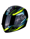 CASCO SCORPION EXO-490 NOVA NEGRO /AMARILLO NEON