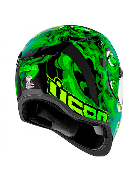 CASCO ICON AIRFORM ILLUMINATUS VERDE
