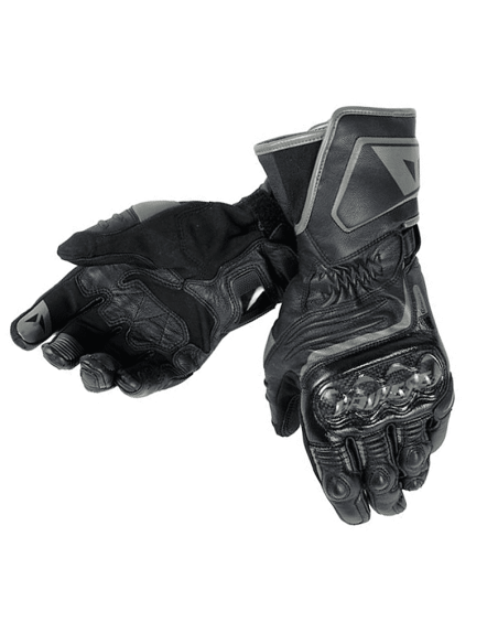 DAINESE CARBON HANDSCHUHE D1 LANGE SCHWARZE DAME