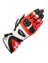 GUANTES ALPINESTARS SUPERTECH NEGRO / BLANCO / ROJO