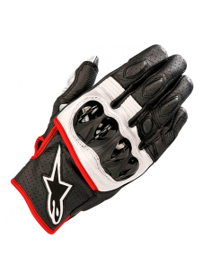 GUANTES ALPINESTARS CELER V2 NEGRO / BLANCO / ROJO FLUOR