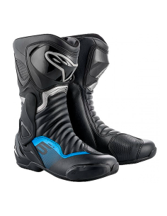 BOTAS ALPINESTARS SMX-6 V2 NEGRO / GUN METAL / AZUL